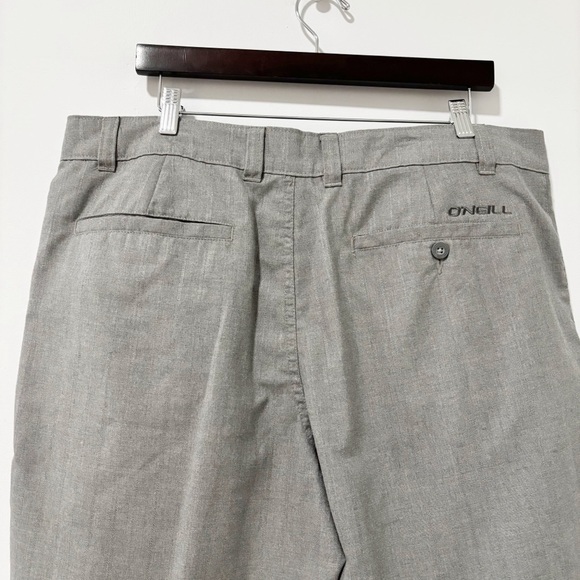 O'Neill Flat Front Shorts Mens Size 38 Light Gray Surf Beach Vacation Classic - Picture 5 of 15